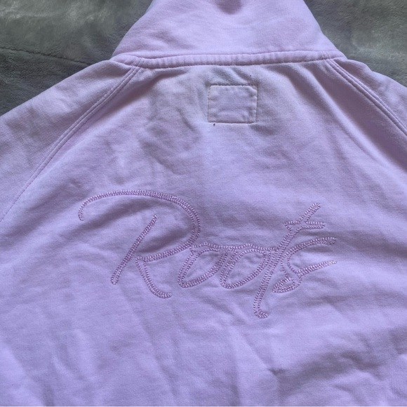 Vintage baby pink roots zip up - Picture 6 of 9